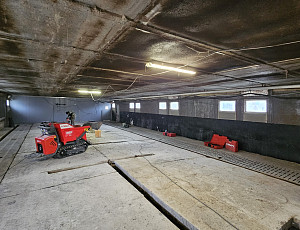 Rekonstrukce haly chovu prasat